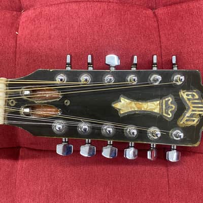 Guild G-312 12-String Acoustic Guitar 1975 - Natural image 8