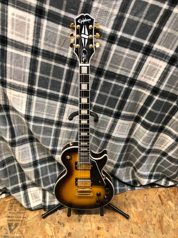 Epiphone Les Paul Custom - 2025 - Vintage Sunburst - Electric Guitar Bild 1