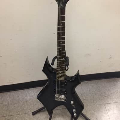 BC Rich Warlock Platinum Series Blue / Black with Widow Head Stock image 1