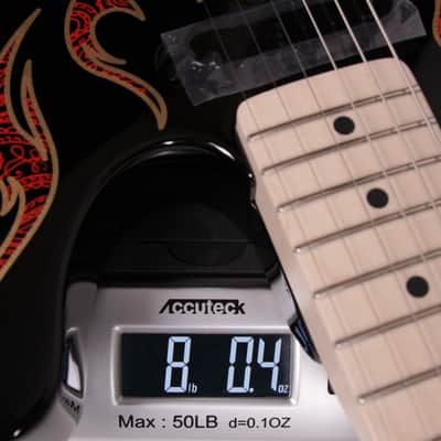 Fender James Burton Telecaster Red Paisley Flames Maple Fingerboard (US22184062) image 13