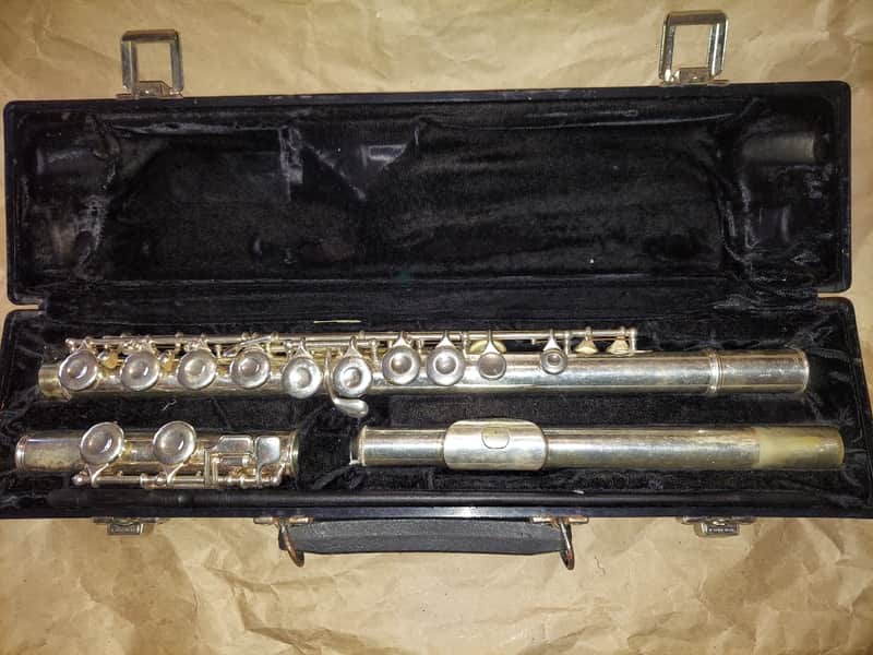 King Cleveland 610 Flute, USA, with case and cleaning rod image 1