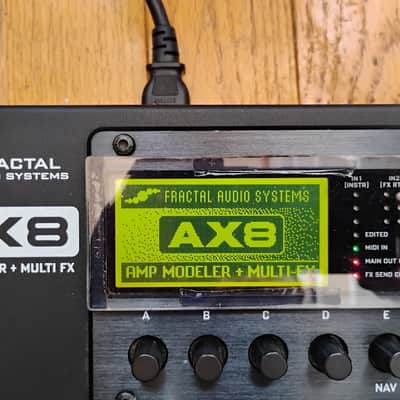 Fractal Audio Systems AX8 Amp Modeler + Multi-FX Processor - 2015 - 2020 - Black - Custom Colored Foot Caps image 23