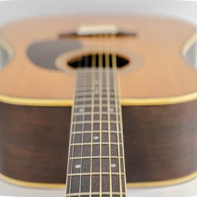 Mid-80's Aria W-25 Folk & Western Dreadnought Acoustic Guitar w/ HSC image 8