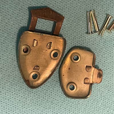 Vintage 1952 Fender Case latch go nocaster poodle case telecaster excelsior latch image 3