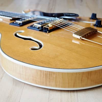 1971 Ovation Thunderhead Storm Series Vintage Hollowbody Electric Guitar Blonde image 11