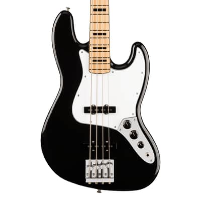 Used Fender Geddy Lee Signature Jazz Bass - Black w/ Maple FB image 1