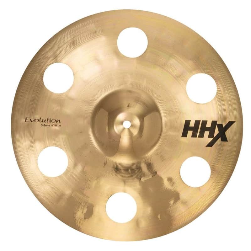Sabian HHX Evolution O-Zone Crash Cymbal 16" Brilliant image 1