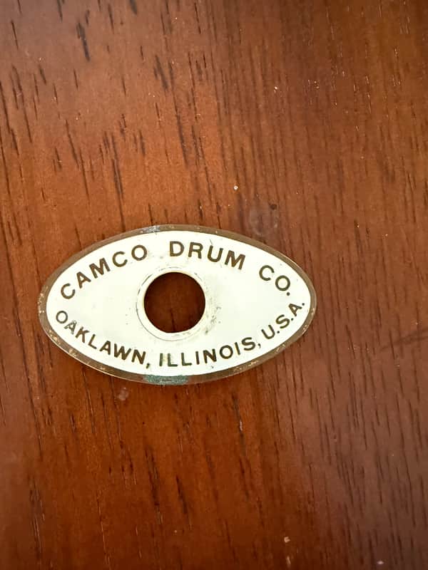 Vintage Camco Oaklawn Era Oval Badge, Factory Original! image 1