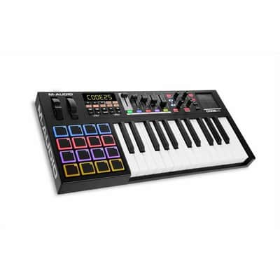 M Audio Code 25 MIDI Keyboard With Ableton Live Lite Software (black) image 2