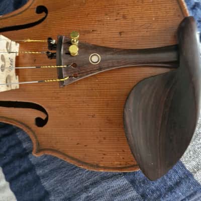 Eduard Soukup Louny handmade antique 3/4 Violin - brown varnish image 13