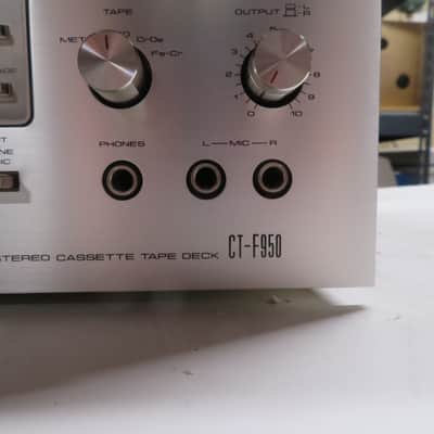 Pioneer CT-F950 late 1970's - silver faceplate image 2