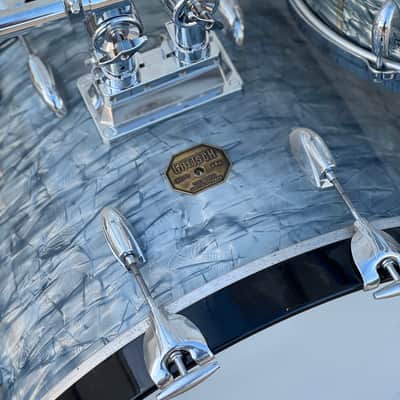 Gretsch Stop Sign Badge Drums 1970-1979 - Sky Blue Pearl image 4