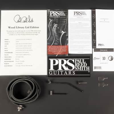 2017 PRS Custom 24 Floyd Rose Wood Library Limited Edition - Grey Black | Artist Grade Quilted Maple Top \m/ Pickups | CoA OHSC image 18
