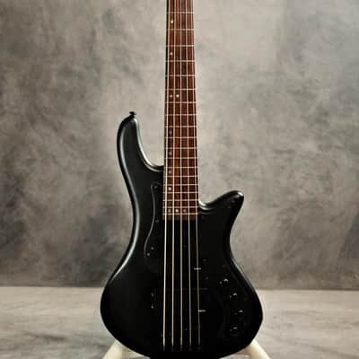 Schecter Stiletto Stealth-5 Active 5-String Bass 2010s - Satin Black image 2