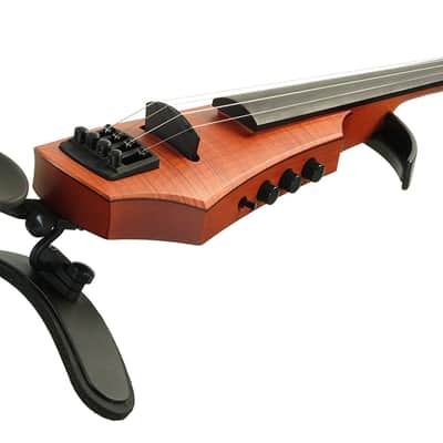 NS Design CR4 Violin 4 String Traditional Amber Stain image 3
