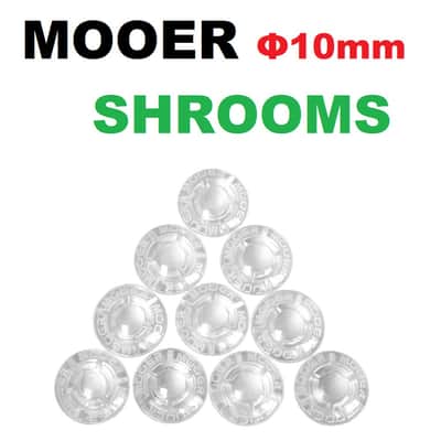 Mooer SHROOMS 10mm Footswitch Topper 10Pcs Guitar Effects Pedal Footswitch Cap,price include the import duty for US buyer
