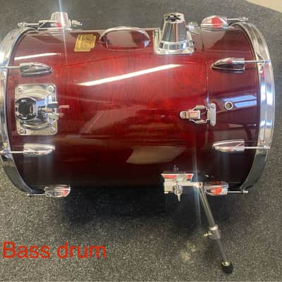 Yamaha Rick Marotta Hip Gig 5 Piece Nesting Drum Kit 2010s - Cherry Red image 8