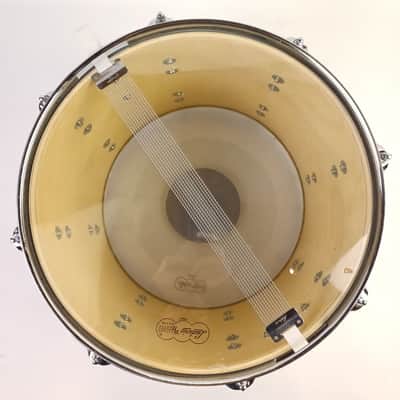Ludwig Strider 10x14"White Cortex Snare Drum ++Aluminum Ring Parade/Marching P85 image 10