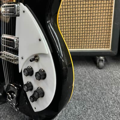 Rickenbacker 360 Bound Headstock Stereo 1971 Black Jetglo image 7
