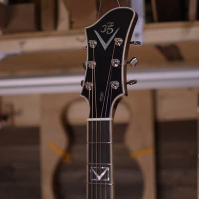 Rancourt History’s Legacy Collection 16" Acoustic Teardrop Archtop 2018 - Black Gloss Top / Natural Body and Neck image 14