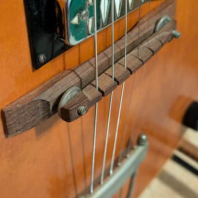 Harmony H7208 Roy Smeck Electric Guitar Vintage 1960 Natural image 6