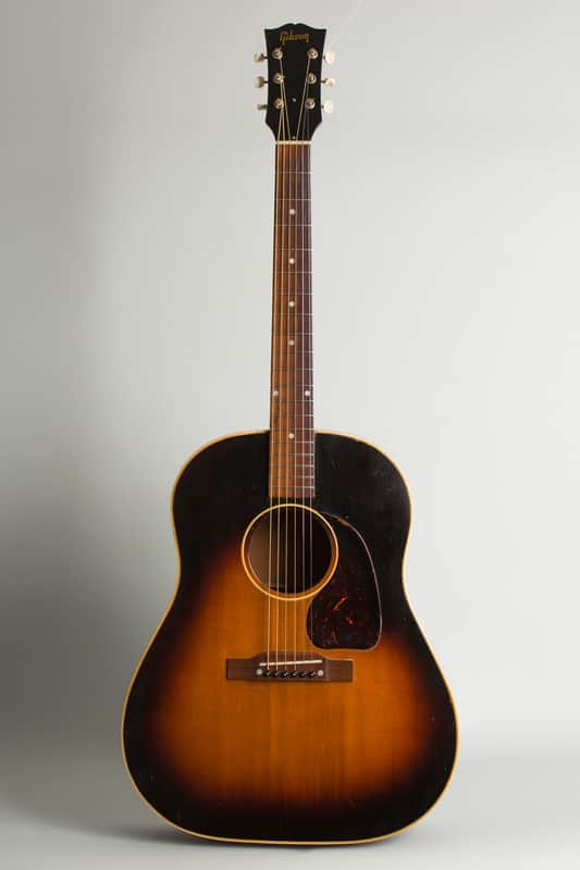 Gibson J-45 Flat Top Acoustic Guitar (1954), ser. #X9045-4, black tolex hard shell case. image 1