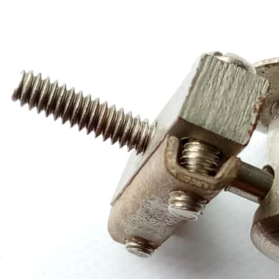 Kent Snare Drum Strainer Tensioner Nickel Plated 2-Double Eyelet Vintage 50s USA image 4