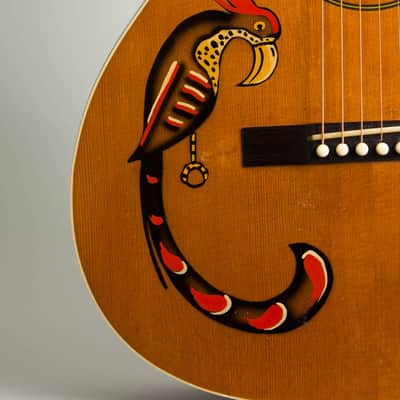 Kel Kroydon KK-1 Flat Top Acoustic Guitar, made by Gibson (1931), ser. #9806 (FON), molded plastic hard shell case. image 13