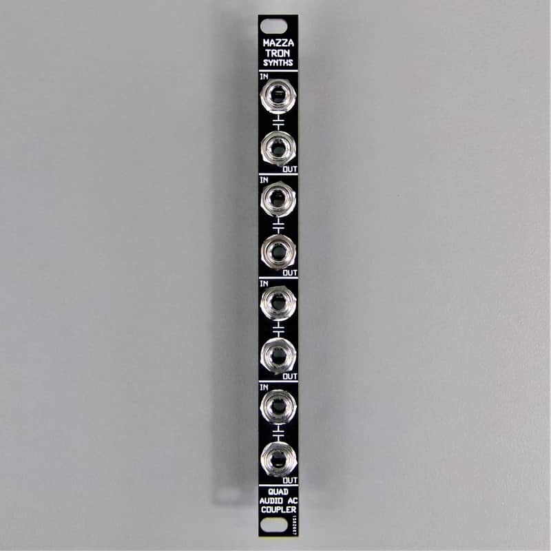 Mazzatron Quad Audio AC Coupler - High Pass Filter - Eurorack Synthesizer Module image 1