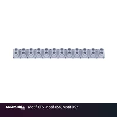 Yamaha 12-Key Rubber Contact Strip for Motif XF6, Motif XS6, Motif XS7