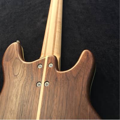 Wrong Way Customs Rosewood 5 String Rosewood Left Handed Bass Guitar Lefty image 7