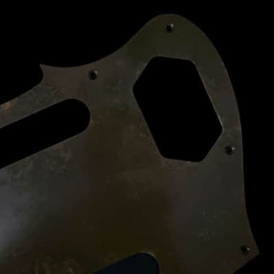 Made-to-Order - Statuary Bronze Brass - USA Jaguar AVRI 60s Pickguard Scratchplate for Fender - Hand-finished image 4