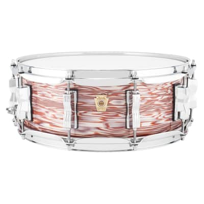 Ludwig *Pre-Order* Classic Maple 5x14" Vintage Pink Oyster Snare Drum USA Made | Special Order | Authorized Dealer image 1