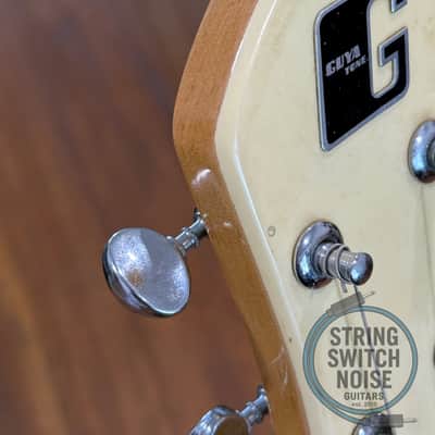 Guyatone LG-150T Guitar, “Mosrite” Offset, White, 1968 Vintage, RARE image 11