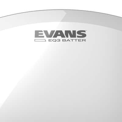 Evans EQ3 Clear 22", BD22GB3, Bass Drum Batter - Bass Drum Head image 2