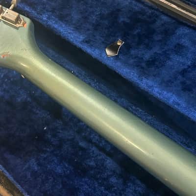 Vintage Epiphone Crestwood Custom 1964 Custom Color Pelham Blue Pacific Blue OHSC image 11