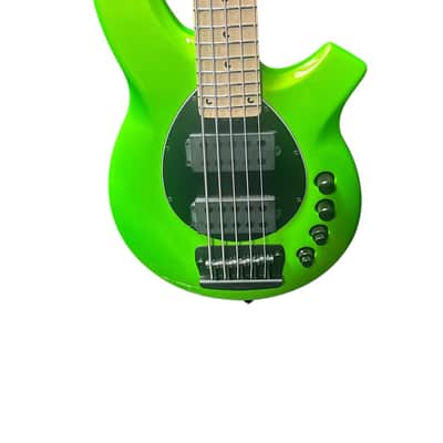 Ernie Ball Music Man Bongo 5 HH, Mantis Green / Maple *On Order, ETA Aug. 2026 image 3