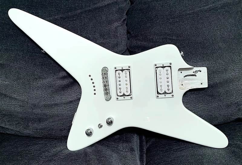 MINT NOS 2014 KRAMER VOYAGER (ALPINE WHITE) LOADED BODY - TUNE-O-MATIC BRIDGE, SD JB / JAZZ PICKUPS image 1