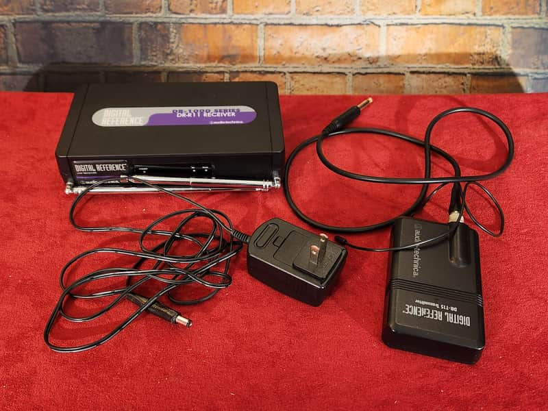 Audio-Technica DR-R11 DR-1000 Series Wireless Instrument System w/ Power Supply image 1