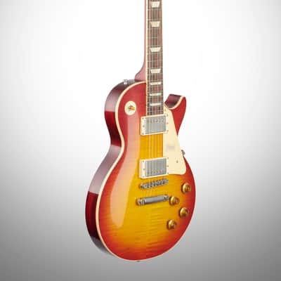 Gibson Custom Shop 1958 Les Paul Standard Reissue Electric Guitar, Washed Cherry Sunburs image 3