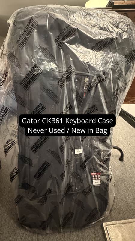 Gator GKB-61 Keyboard Case – Never Used / New in Bag image 1