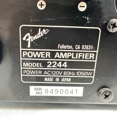 Fender Model 2244 Power Amplifier image 8