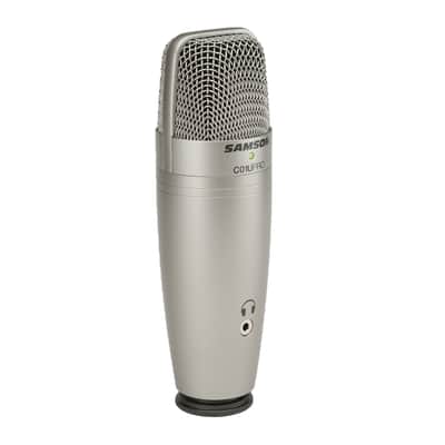 USB Condenser Microphone w Stand For Game Chat Audio Recording Streaming Podcast image 3