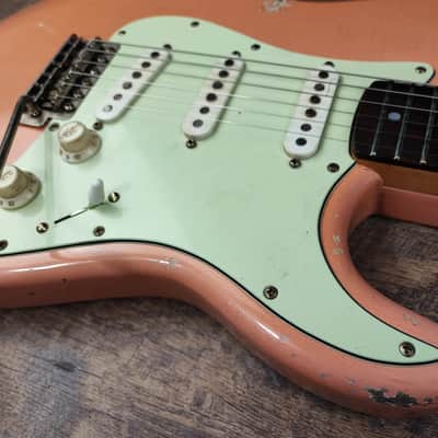 MyDream Stratocaster Custom Built - Relic Shell Pink Hepcat '69 image 6