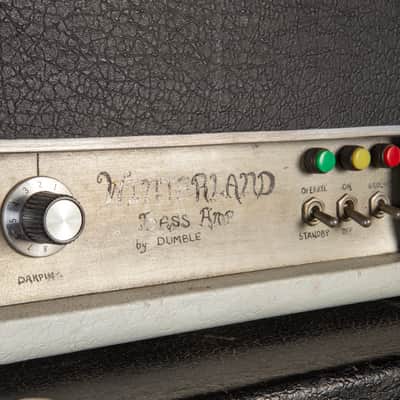 1971 Dumble Winterland Bass Amplifier Head w/ Two Matching Dumble 1x15 Altec Cabinets SN 0011 image 3