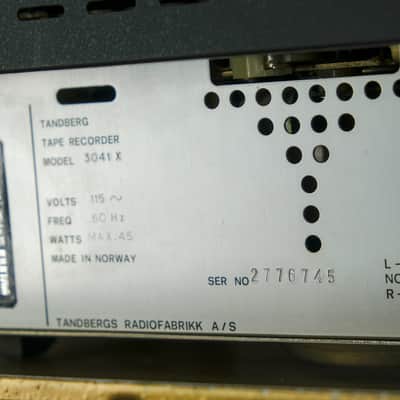 Tandberg Series 3000x Stereo Tape Deck 1970-72 Reel to Reel image 7
