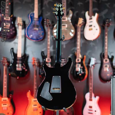PRS Custom 24 10 Top Purple Iris w/ Black Burst & Back image 6