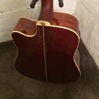 GIBSON Epiphone Masterbilt DR-500MCE Acoustic-Electric Guitar Vintage Sunburst image 8
