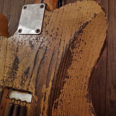 #202625 :: Baldman's Relic Telecaster H/H Custom set in Heavy Relic Butterscotch Blonde nitro finish :: Aged Roadworn image 22