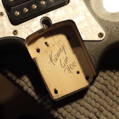 2000 Suhr Standard Stratocaster Strat HH Black Charcoal Pearl image 15